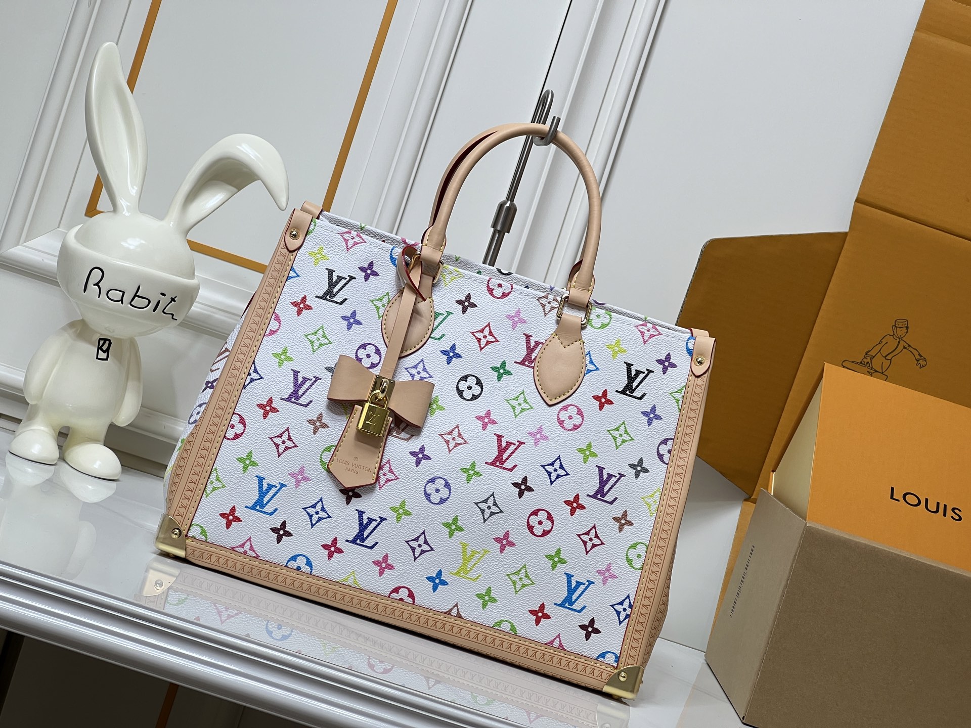 Louis Vuitton LV Alma BB Handbag Premium Canvas Model M01917 Zip Closure Office Commute High-End Fashion